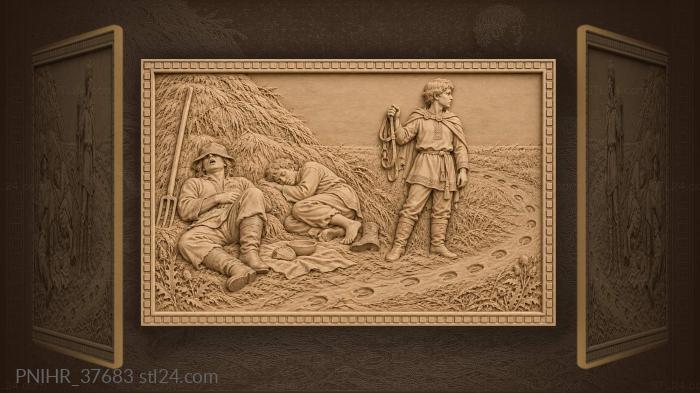 Sleeping brothers youngest prince guarding 3d STL model
