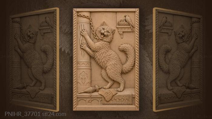 Bayun the cat playful mischief 3d STL model