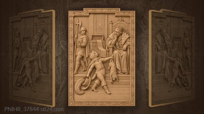 Plump rabbit held out before the throne 3d STL model