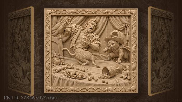 Ogre changes shape in the forest 3d STL model