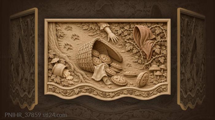 Little red riding hood’s runaway feast 3d STL model