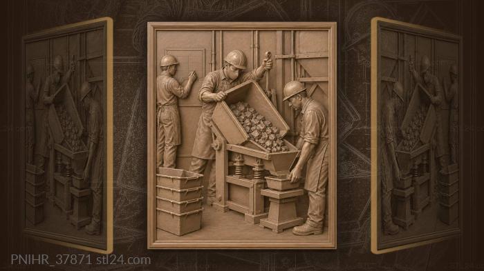 Ferro-silicon addition to metal production 3d STL model