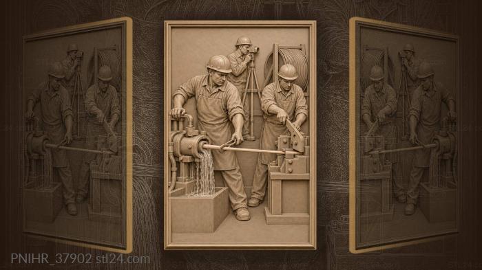 Guiding hot rod through cooling tube 3d STL model