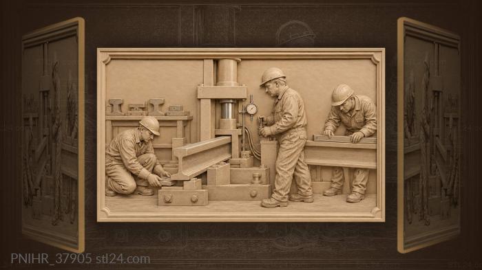 Rail straightening work in progress 3d STL model
