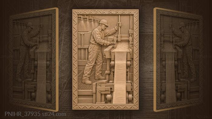 Steel caster controlling liquid metal flow 3d STL model