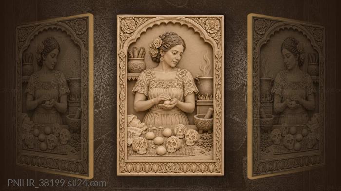 Day of the dead sweet traditions 3d STL model