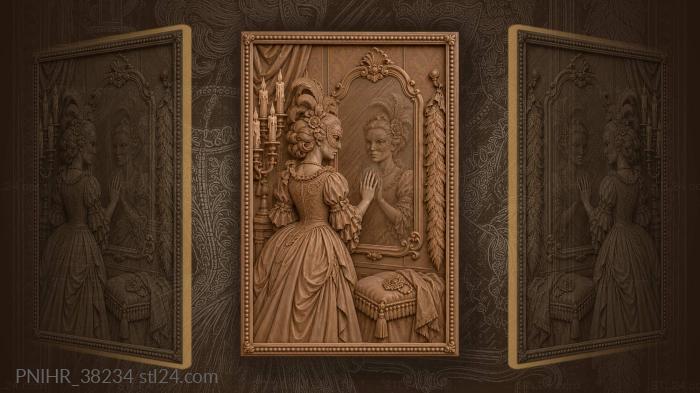 Carnival mystery mirrored reflection touch 3d STL model