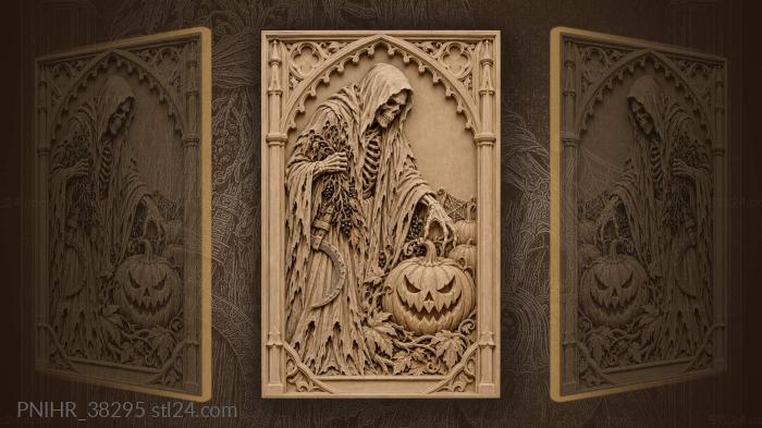 Phantom’s reach for pumpkin light 3d STL model