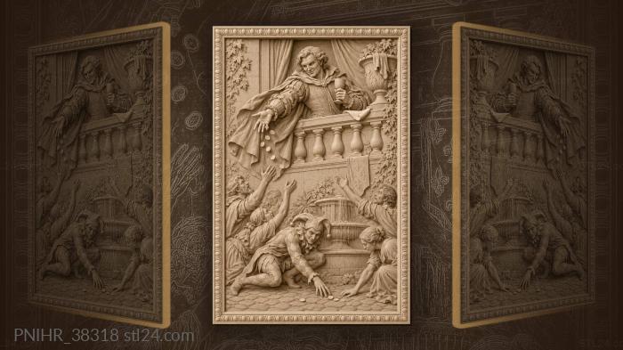 Phantom’s generosity near the fountain 3d STL model