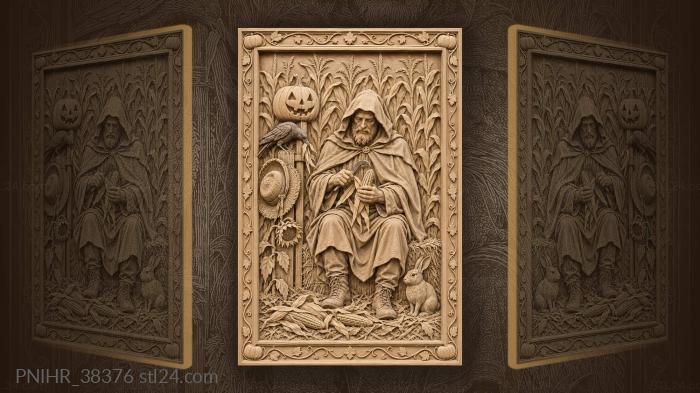 Halloween night in the cornfield 3d STL model