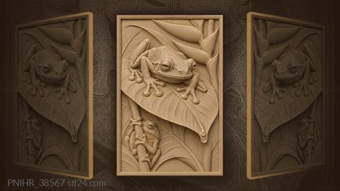 Toe discs dimple the leaf surface 3d STL model