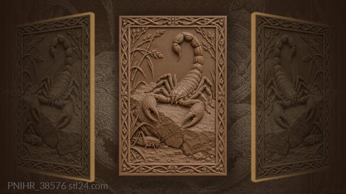 Raised sting guards the stone top 3d STL model