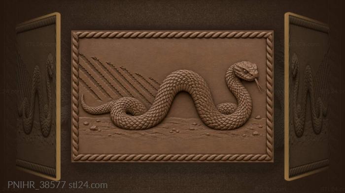 Serpent’s path among leaning rungs 3d STL model