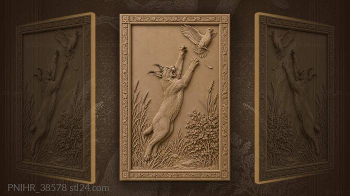 Hind feet still trailing above tussock 3d STL model