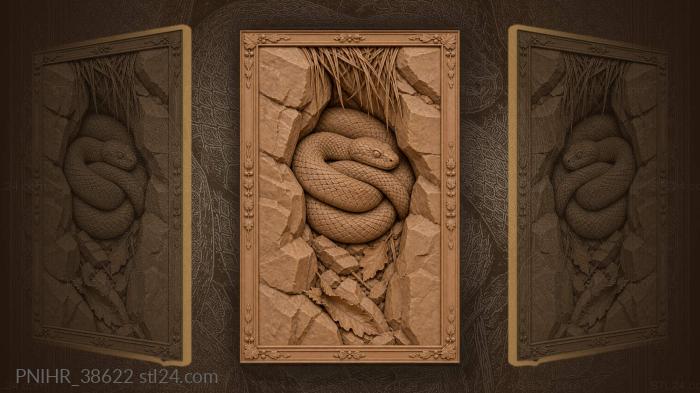 Coils fill the fissure to brim 3d STL model