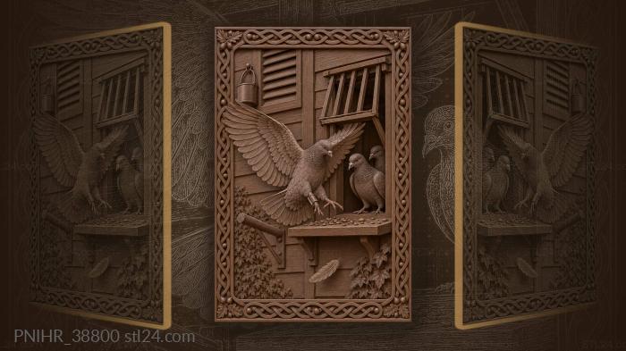 Returning home with news and grain 3d STL model