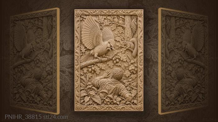 Silent woods hear jay scold hunter 3d STL model