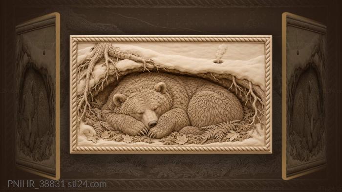 Breath rising through the den breathing hole 3d STL model