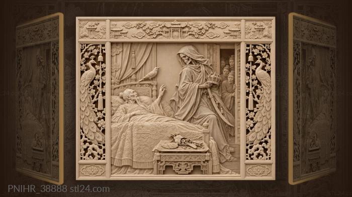 Emperor hears death abandon his crown 3d STL model
