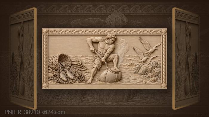 First plume escapes past his ear 3d STL model