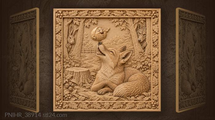 Round loaf singing on her snout 3d STL model
