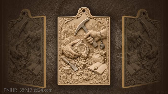 Geologist’s find fossil shell discovery 3d STL model