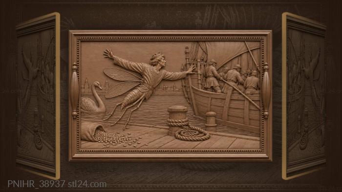 Magic overtakes gvidon by the water 3d STL model