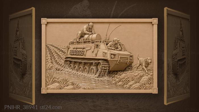 Vehicle follows memory where roads vanish 3d STL model