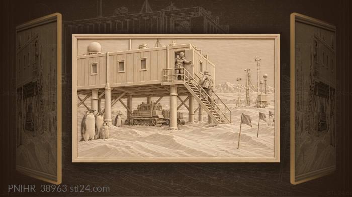 Station researcher admits colleague from blizzard 3d STL model
