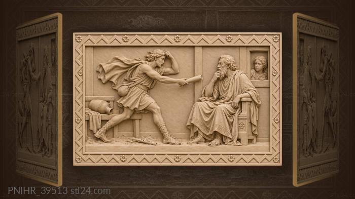 Urgent news for wise elder 3d STL model