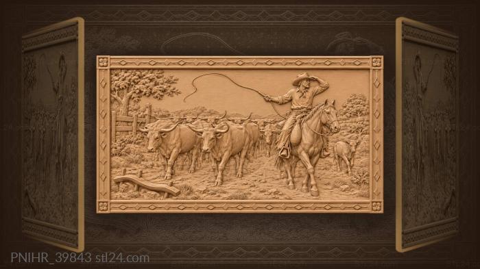 Yoke in dust and straggling calf 3d STL model