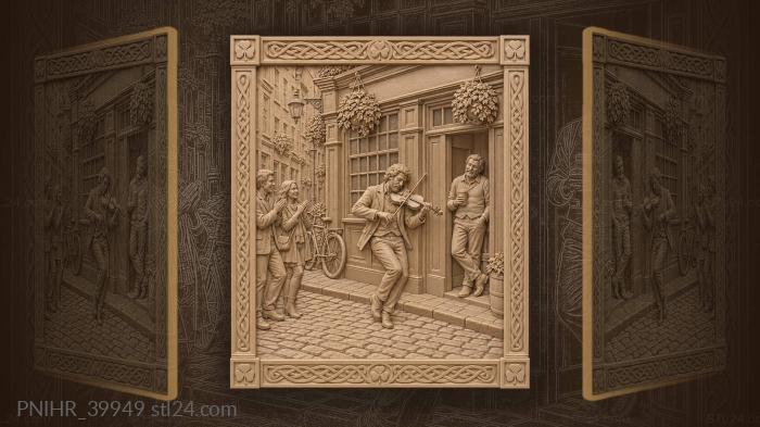 Dublin pub with lively music 3d STL model