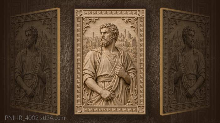 Guardian protects the city of domes 3d STL model