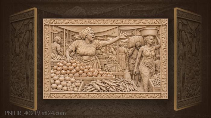 Tomatoes stack high as vendor calls 3d STL model