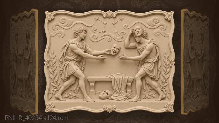 Masks change brothers but not their hearts 3d STL model