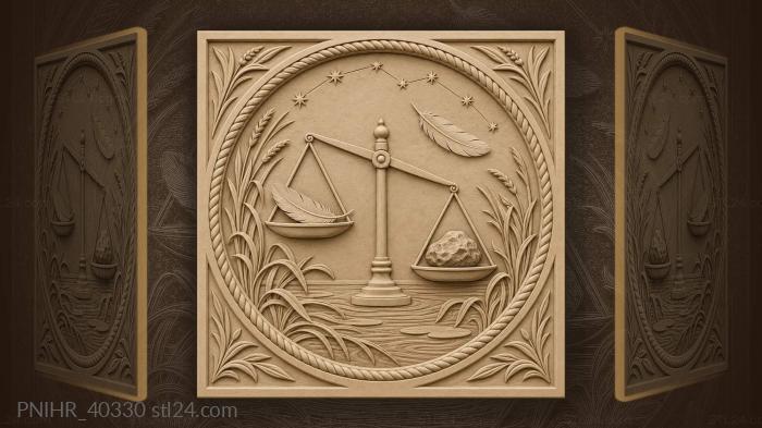Feather stone balance celestial reeds 3d STL model