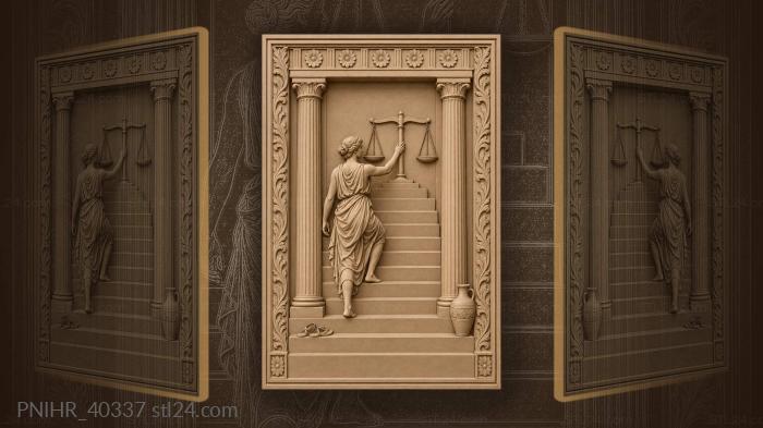 Temple steps to divine judgment 3d STL model