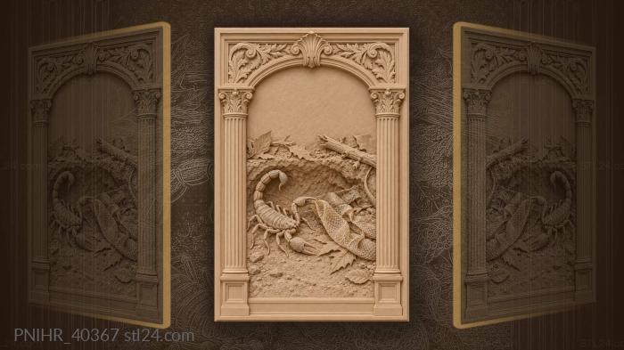 Snake shed and scorpion discovery 3d STL model