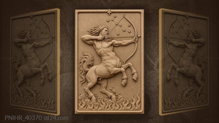 Centaur archer drawing his bow 3d STL model