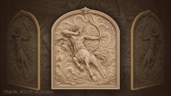 Racing horseman whips dust into stars 3d STL model