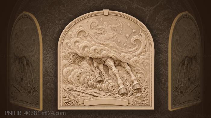 Celestial archer rises from settling dust 3d STL model