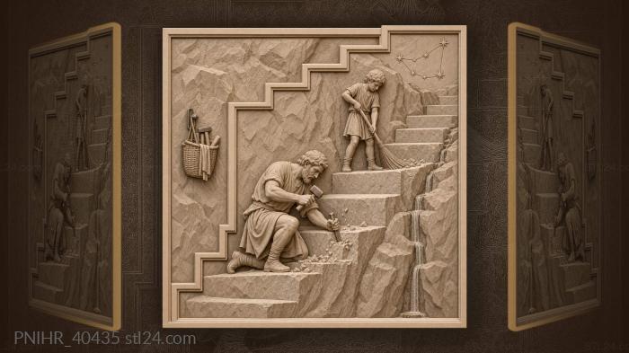 Stairway to stars stonecutter’s work 3d STL model