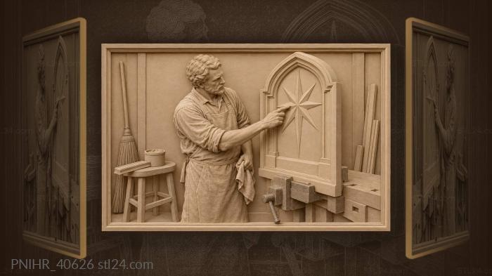 Carver testing compass star alignment 3d STL model