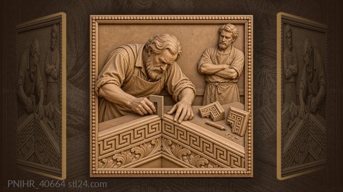 Carver’s corner testing ornamental ribbon 3d STL model