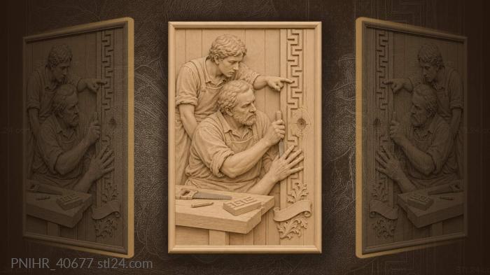 Meander knot work in progress 3d STL model