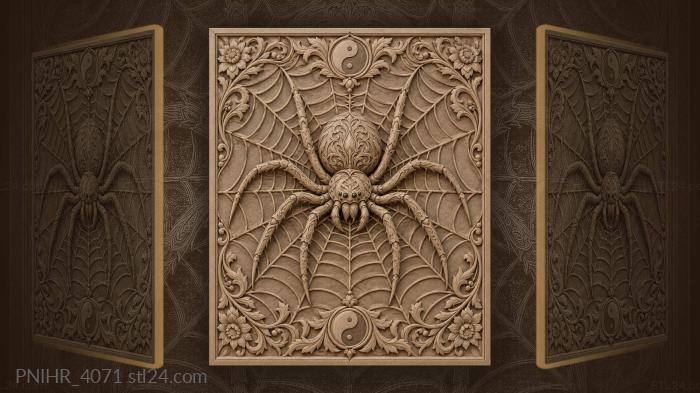 Patterned abdomen at the web centre 3d STL model