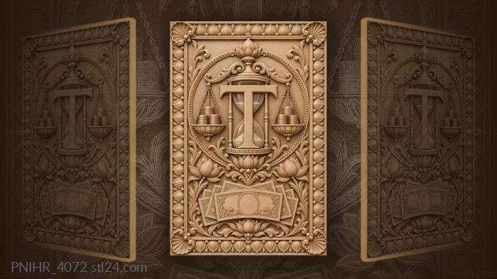 Time wealth balance prosperity coins 3d STL model