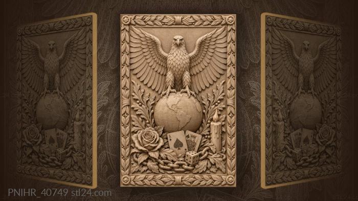 Ace of spades candle and dice 3d STL model
