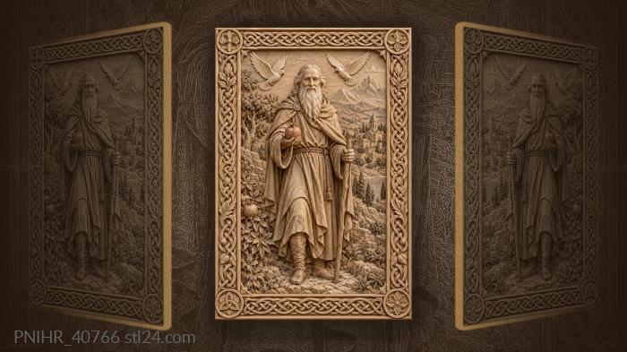 Pomegranate bearer near a mountain village 3d STL model