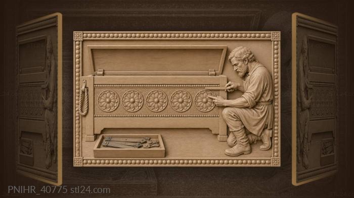 Carver shifts the final flower leftward 3d STL model